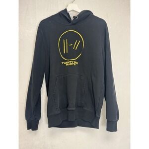 Twenty One Pilots Hello Logo Black Hoodie Pullover - S